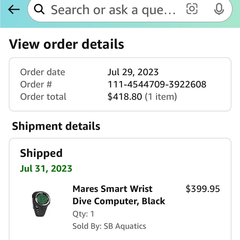 Mares Smartwatch Dive Computer - Picture 3 of 5